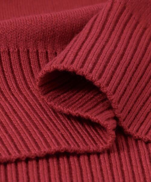 URBAN RESEARCH DOORS（アーバンリサーチドアーズ）の「『WEB/一部店舗限定』『親子リンク』ボトルネックKNITプルオーバー(KIDS)（ニット/セーター・キッズ・アイボリー/レッド・150）」の9枚目の写真
