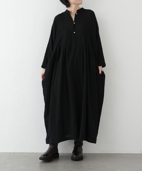 JOURNAL STANDARD LUXE(ジャーナルスタンダード ラックス)の「リファイン ampleプルワンピース(ワンピース・レディース・ブラック/ブラックミックス・FREE)」の2枚目の写真