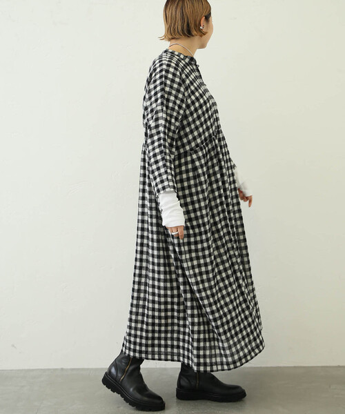 JOURNAL STANDARD LUXE(ジャーナルスタンダード ラックス)の「リファイン ampleプルワンピース(ワンピース・レディース・ブラック/ブラックミックス・FREE)」の10枚目の写真