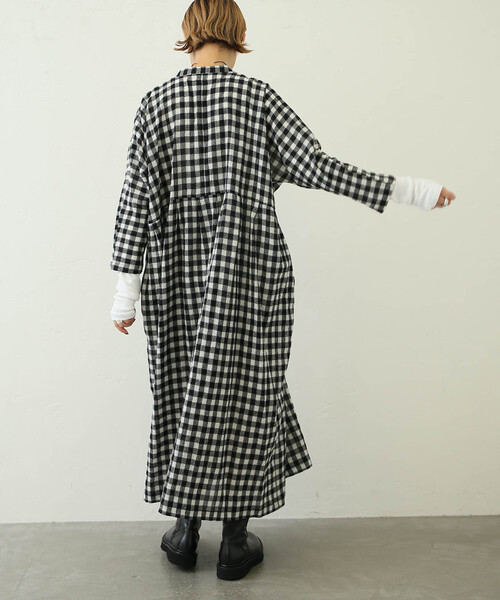JOURNAL STANDARD LUXE(ジャーナルスタンダード ラックス)の「リファイン ampleプルワンピース(ワンピース・レディース・ブラック/ブラックミックス・FREE)」の12枚目の写真