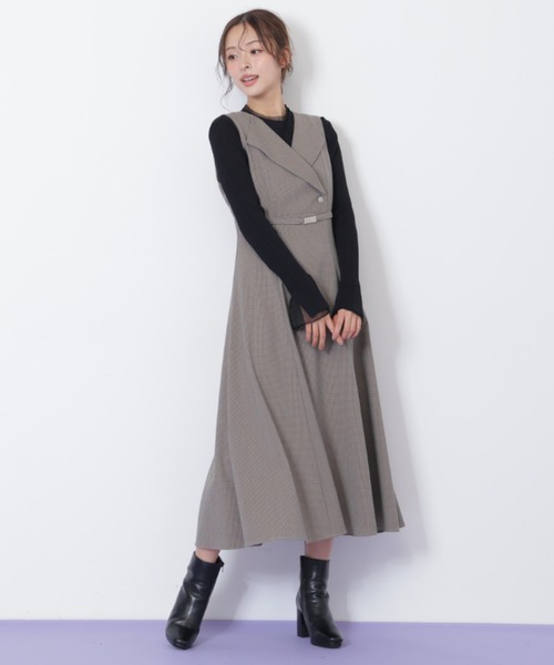 JILL by JILL STUART(ジルバイジルスチュアート)の「◇フレアジャンスカ(ワンピース・レディース・ブラウン系その他/グレー・MEDIUM/SMALL)」の13枚目の写真
