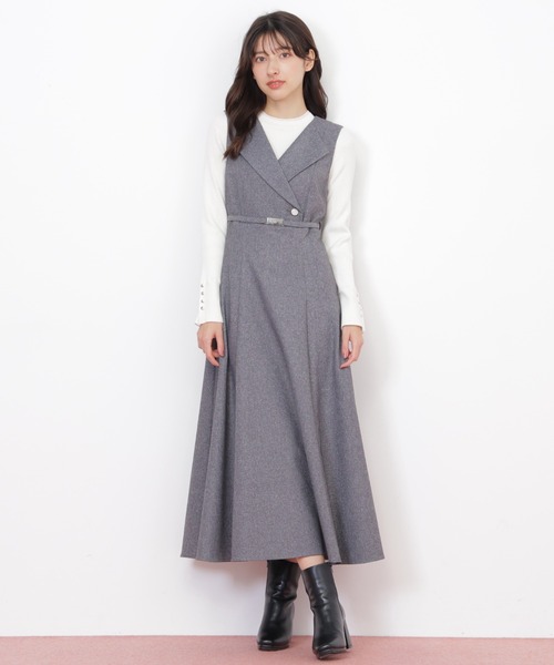 JILL by JILL STUART(ジルバイジルスチュアート)の「◇フレアジャンスカ(ワンピース・レディース・ブラウン系その他/グレー・MEDIUM/SMALL)」の20枚目の写真