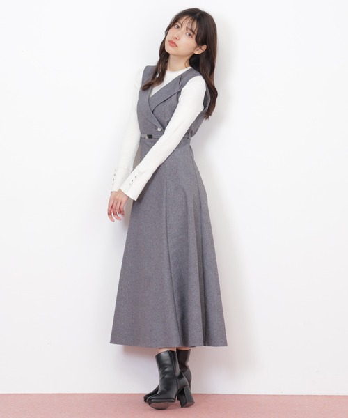 JILL by JILL STUART(ジルバイジルスチュアート)の「◇フレアジャンスカ(ワンピース・レディース・ブラウン系その他/グレー・MEDIUM/SMALL)」の22枚目の写真