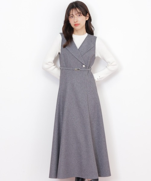 JILL by JILL STUART(ジルバイジルスチュアート)の「◇フレアジャンスカ(ワンピース・レディース・ブラウン系その他/グレー・MEDIUM/SMALL)」の17枚目の写真