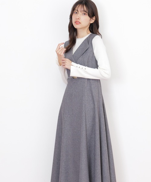 JILL by JILL STUART(ジルバイジルスチュアート)の「◇フレアジャンスカ(ワンピース・レディース・ブラウン系その他/グレー・MEDIUM/SMALL)」の18枚目の写真