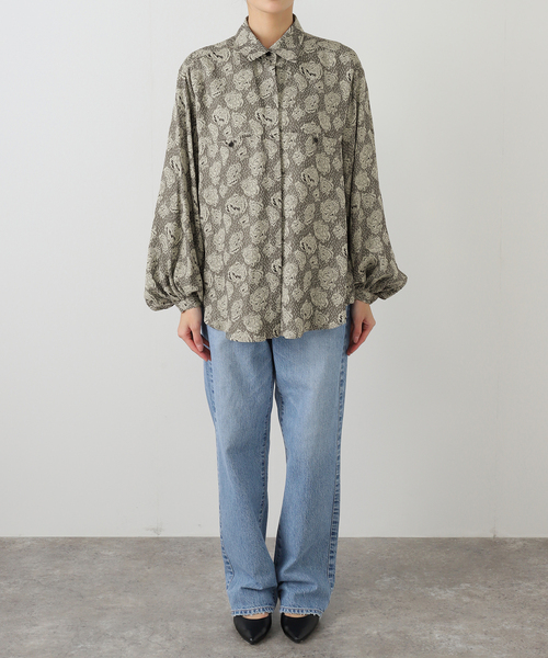 セール】【FUMIE TANAKA(フミエタナカ)】flower jq sh：シャツ（シャツ