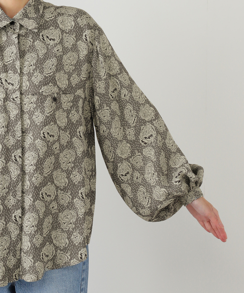 セール】【FUMIE TANAKA(フミエタナカ)】flower jq sh：シャツ（シャツ