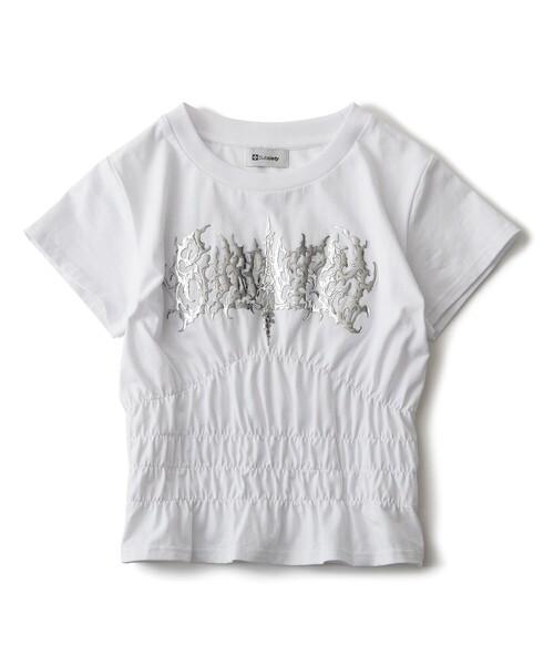 Subciety(サブサエティ)の「【WOMEN】Shirring tee(Tシャツ/カットソー・レディース・ホワイト/ブラック・FREE)」の11枚目の写真