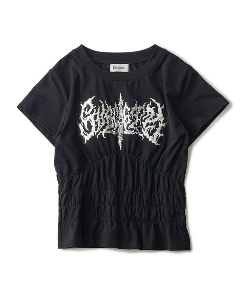 Subciety(サブサエティ)の「【WOMEN】Shirring tee(Tシャツ/カットソー・レディース・ホワイト/ブラック・FREE)」の15枚目の写真