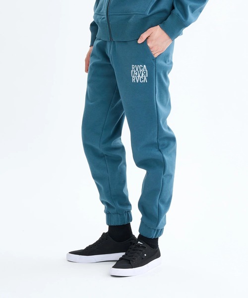 RVCA(ルーカ)の「RVCA メンズ NEW STACK WRWB PT セットアップ対応可能ボトムス 【2025年秋冬モデル】/ルーカボンディングボトムス(SETUP・セットアップ対応可能・空港コーデ)(スウェットパンツ・メンズ・グリーン系その他/ブラック/オフホワイト・X-LARGE/LARGE/MEDIUM/SMALL)」の11枚目の写真