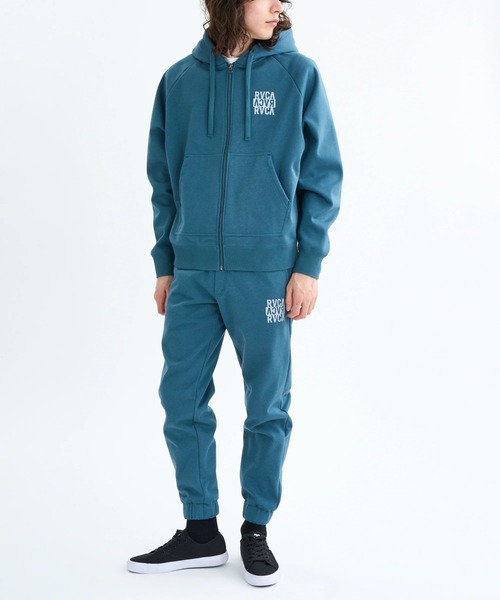 RVCA(ルーカ)の「RVCA メンズ NEW STACK WRWB PT セットアップ対応可能ボトムス 【2025年秋冬モデル】/ルーカボンディングボトムス(SETUP・セットアップ対応可能・空港コーデ)(スウェットパンツ・メンズ・グリーン系その他/ブラック/オフホワイト・X-LARGE/LARGE/MEDIUM/SMALL)」の13枚目の写真