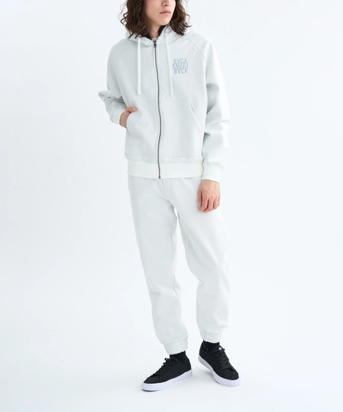 RVCA(ルーカ)の「RVCA メンズ NEW STACK WRWB PT セットアップ対応可能ボトムス 【2025年秋冬モデル】/ルーカボンディングボトムス(SETUP・セットアップ対応可能・空港コーデ)(スウェットパンツ・メンズ・グリーン系その他/ブラック/オフホワイト・X-LARGE/LARGE/MEDIUM/SMALL)」の18枚目の写真