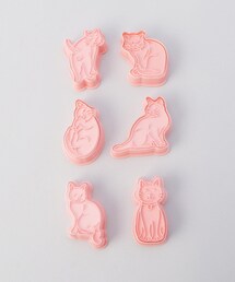212 KITCHEN STORE(トゥワントゥキッチンストア)のクッキーカッター ネコ6P(キッチンツール)