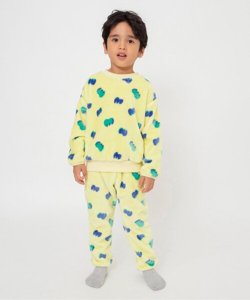 BREEZE（ブリーズ）の「【WEB限定/ジュニア対応】フリースパジャマ（ルームウェア/パジャマ・キッズ・レッド/ネイビー/イエロー/オフホワイト・80/90/100/110/120/130/140）」の19枚目の写真