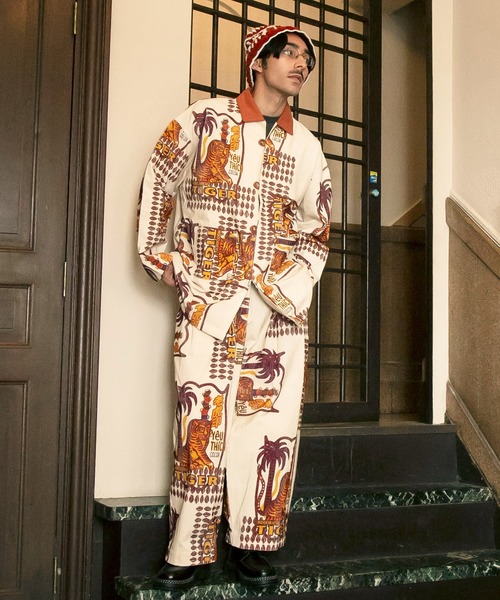 チャイハネ（チャイハネ）の「【チャイハネ】レトパケコーデュロイMEN'Sシャツ（シャツ/ブラウス・メンズ・ブラック/イエロー/ベージュ・FREE）」の5枚目の写真