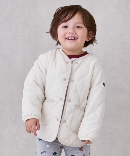 リンク/撥水加工】キルティングジャケット（ブルゾン）｜petit main