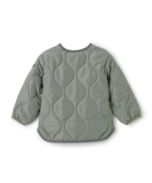 petit main（プティマイン）の「【リンク/撥水加工】キルティングジャケット（ブルゾン・キッズ・モカ/ライトカーキ/ブラック/アイボリー・110cm/90cm/100cm/130cm/120cm/80ｃｍ）」の13枚目の写真