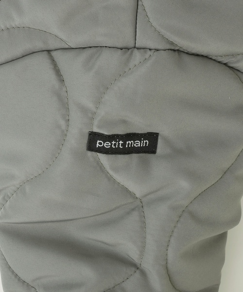 リンク/撥水加工】キルティングジャケット（ブルゾン）｜petit main