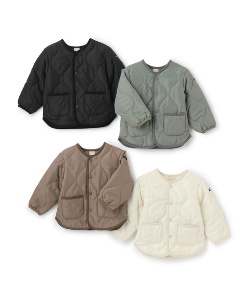 リンク/撥水加工】キルティングジャケット（ブルゾン）｜petit main