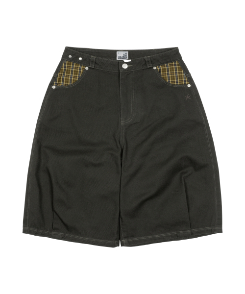 THECOLDESTMOMENT(ザコールデストモーメント)の「TCM check pocket half pants (charcoal)(その他パンツ・レディース・その他・SMALL/MEDIUM/LARGE)」の2枚目の写真