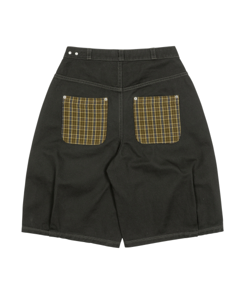 THECOLDESTMOMENT(ザコールデストモーメント)の「TCM check pocket half pants (charcoal)(その他パンツ・レディース・その他・SMALL/MEDIUM/LARGE)」の3枚目の写真