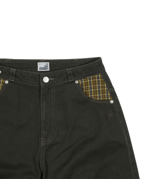 THECOLDESTMOMENT(ザコールデストモーメント)の「TCM check pocket half pants (charcoal)(その他パンツ・レディース・その他・SMALL/MEDIUM/LARGE)」の4枚目の写真