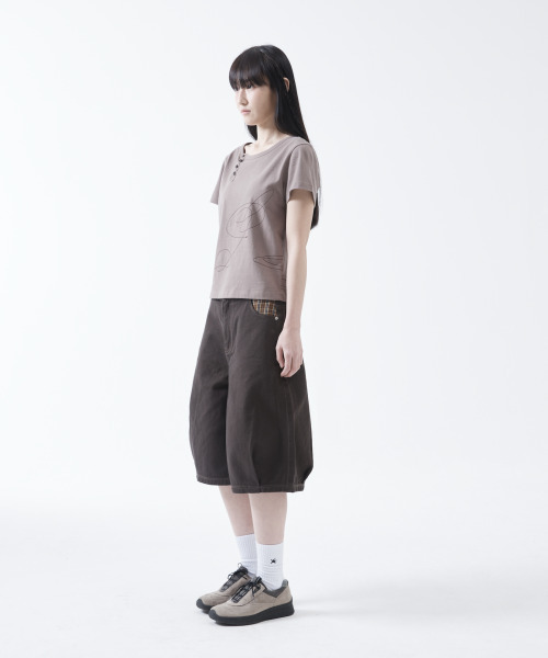 THECOLDESTMOMENT(ザコールデストモーメント)の「TCM check pocket half pants (charcoal)(その他パンツ・レディース・その他・SMALL/MEDIUM/LARGE)」の7枚目の写真