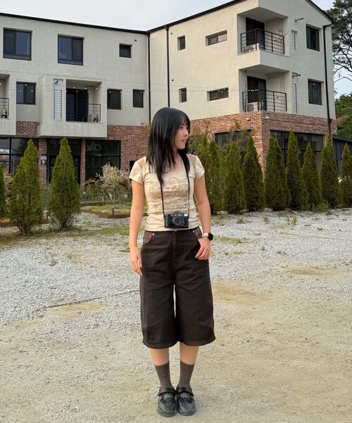 THECOLDESTMOMENT(ザコールデストモーメント)の「TCM check pocket half pants (charcoal)(その他パンツ・レディース・その他・SMALL/MEDIUM/LARGE)」の13枚目の写真