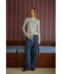 COLOR STRING PANTS_NAVY