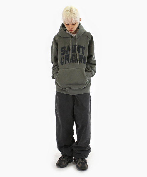 CRIGUN(クリガン)の「バイカーフィットピグメントジョガーパンツ(スウェットパンツ・レディース・ブラック・MEDIUM/LARGE/X-LARGE/XX-LARGE)」の6枚目の写真