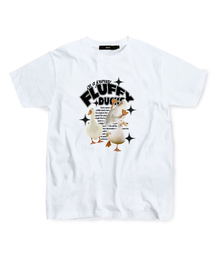 ブラックアドベンチャーダックTシャツホワイト