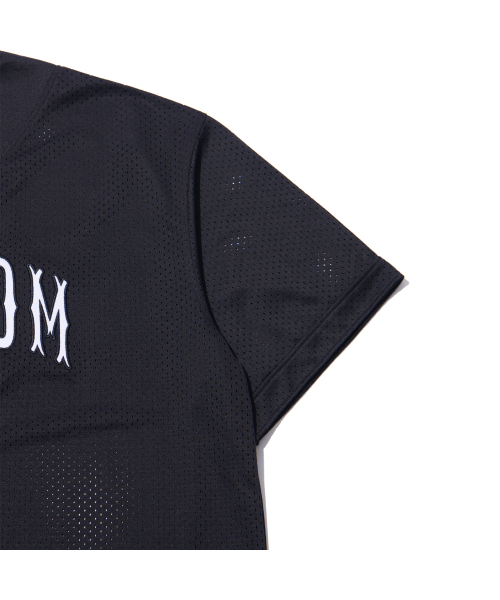 FREEDOM(フリーダム)の「メッシュベースボールジャージ(ブラック)(その他トップス・メンズ・その他・X-LARGE/XX-LARGE/XXX-LARGE/XXXX-LARGE/LARGE)」の5枚目の写真