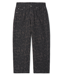 PARTIMENTO（パルティメント）の「レオパードリラックスパンツチャコール（その他パンツ）」