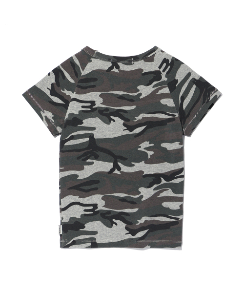 YOUHEE（ユヒ）の「CAMO LETTERING T-SHIRTS GREY（Tシャツ/カットソー・レディース・その他・FREE）」の15枚目の写真