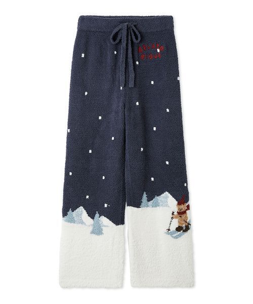 HOLIDAY】スキーベアジャガードロングパンツ（ルームウェア/パジャマ