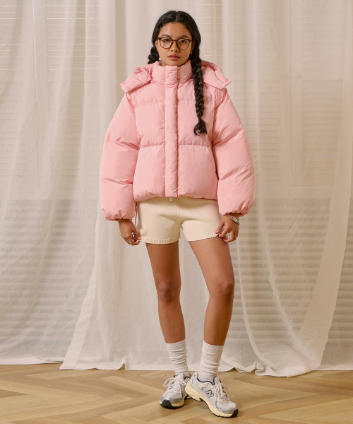 BITTER CELLS（ビターセルズ）の「C.G フードパファージャケット-ピンク（ダウンジャケット/コート・レディース・その他・FREE）」の2枚目の写真