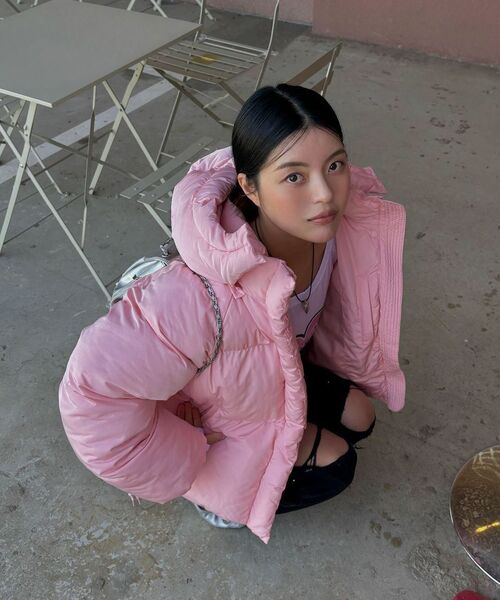 BITTER CELLS（ビターセルズ）の「C.G フードパファージャケット-ピンク（ダウンジャケット/コート・レディース・その他・FREE）」の15枚目の写真