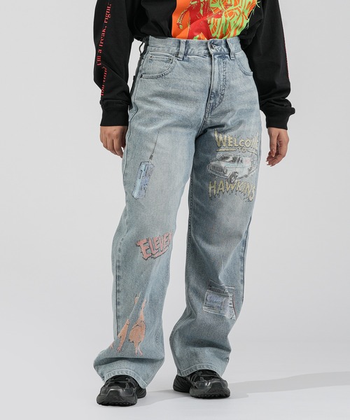 .ENDRECHERI.（エンドリケリー）の「UPSIDE DOWN JEANS（デニムパンツ・メンズ・インディゴブルー/ブラック・M/L/LL）」の10枚目の写真