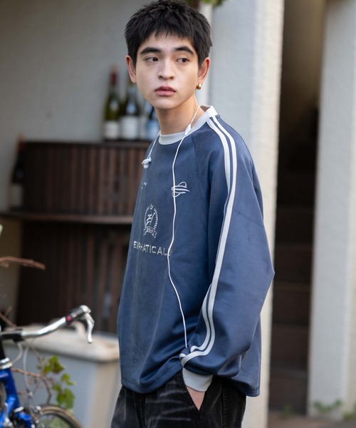 WEGO（ウィゴー）の「WEGO/【25年秋冬新作】フェイクスウェードゲームプルオーバー（スウェット・メンズ・チャコールグレー/ネイビー/アイボリー/ブラウン・MEDIUM/LARGE）」の15枚目の写真