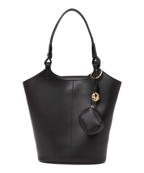 SHIPS Colors(シップス カラーズ)の「SHIPS Colors:バケット トート バッグ(ショルダーバッグ・レディース・ブラウン/ブラック・ONE SIZE)」の3枚目の写真