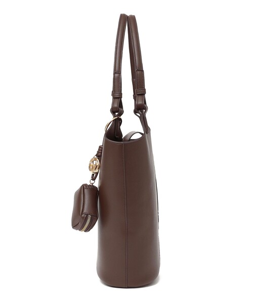 SHIPS Colors(シップス カラーズ)の「SHIPS Colors:バケット トート バッグ(ショルダーバッグ・レディース・ブラウン/ブラック・ONE SIZE)」の6枚目の写真