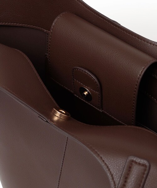 SHIPS Colors(シップス カラーズ)の「SHIPS Colors:バケット トート バッグ(ショルダーバッグ・レディース・ブラウン/ブラック・ONE SIZE)」の10枚目の写真