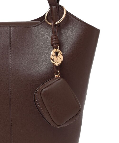 SHIPS Colors(シップス カラーズ)の「SHIPS Colors:バケット トート バッグ(ショルダーバッグ・レディース・ブラウン/ブラック・ONE SIZE)」の11枚目の写真