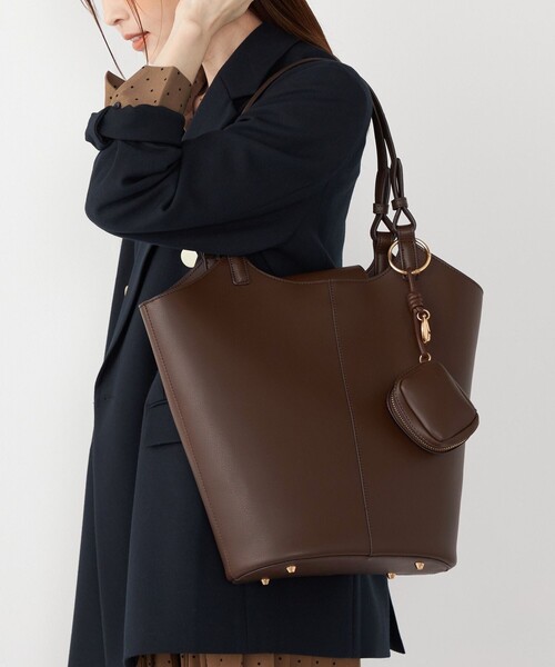 SHIPS Colors(シップス カラーズ)の「SHIPS Colors:バケット トート バッグ(ショルダーバッグ・レディース・ブラウン/ブラック・ONE SIZE)」の14枚目の写真