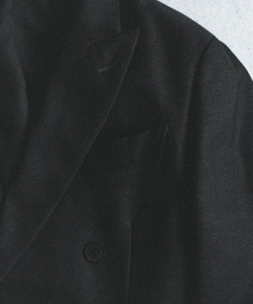 LIDNM（リドム）の「DOUBLE BREASTED CHESTER（チェスターコート・メンズ・ダークグレー・SMALL/MEDIUM/LARGE）」の18枚目の写真