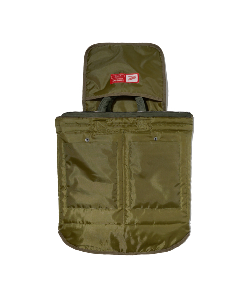 PHYPS MOTORCYCLE（フィップスモーターサイクル）の「[2-WAY] Honda Multi Pocket Helmet Bag_Khaki（メッセンジャーバッグ・レディース・その他・FREE）」の6枚目の写真