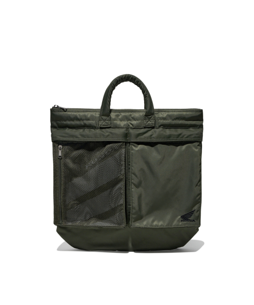 PHYPS MOTORCYCLE（フィップスモーターサイクル）の「[2-WAY] Honda Multi Pocket Helmet Bag_Khaki（メッセンジャーバッグ・レディース・その他・FREE）」の12枚目の写真
