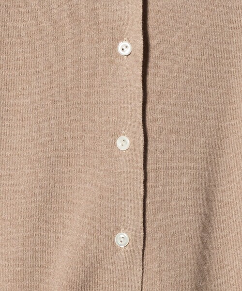 Steven Alan(スティーブンアラン)の「<Steven Alan>コットン カシミヤ フリル カーディガン(カーディガン/ボレロ・レディース・ベージュ/ネイビー・FREE)」の12枚目の写真