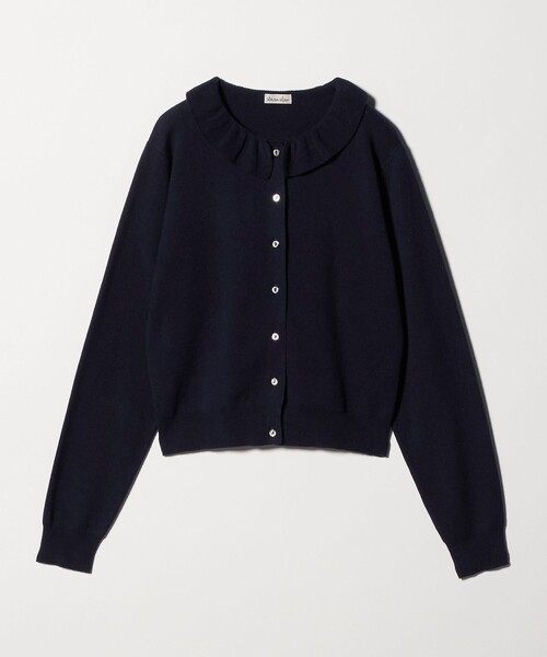 Steven Alan(スティーブンアラン)の「<Steven Alan>コットン カシミヤ フリル カーディガン(カーディガン/ボレロ・レディース・ベージュ/ネイビー・FREE)」の13枚目の写真