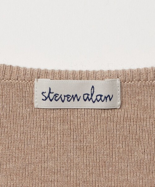 Steven Alan(スティーブンアラン)の「<Steven Alan>コットン カシミヤ フリル カーディガン(カーディガン/ボレロ・レディース・ベージュ/ネイビー・FREE)」の17枚目の写真